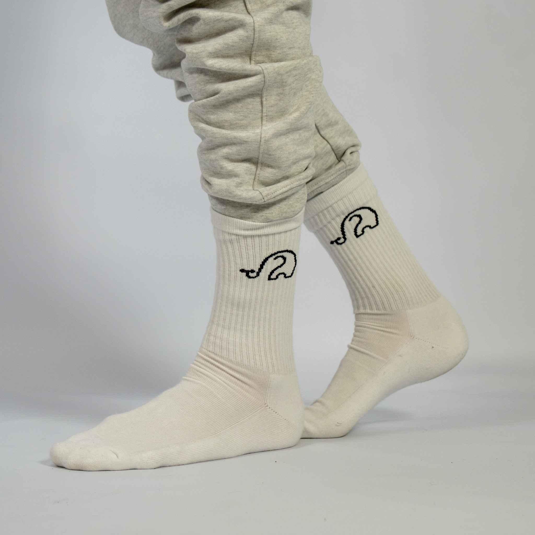 Comfortabele sportsokken wit